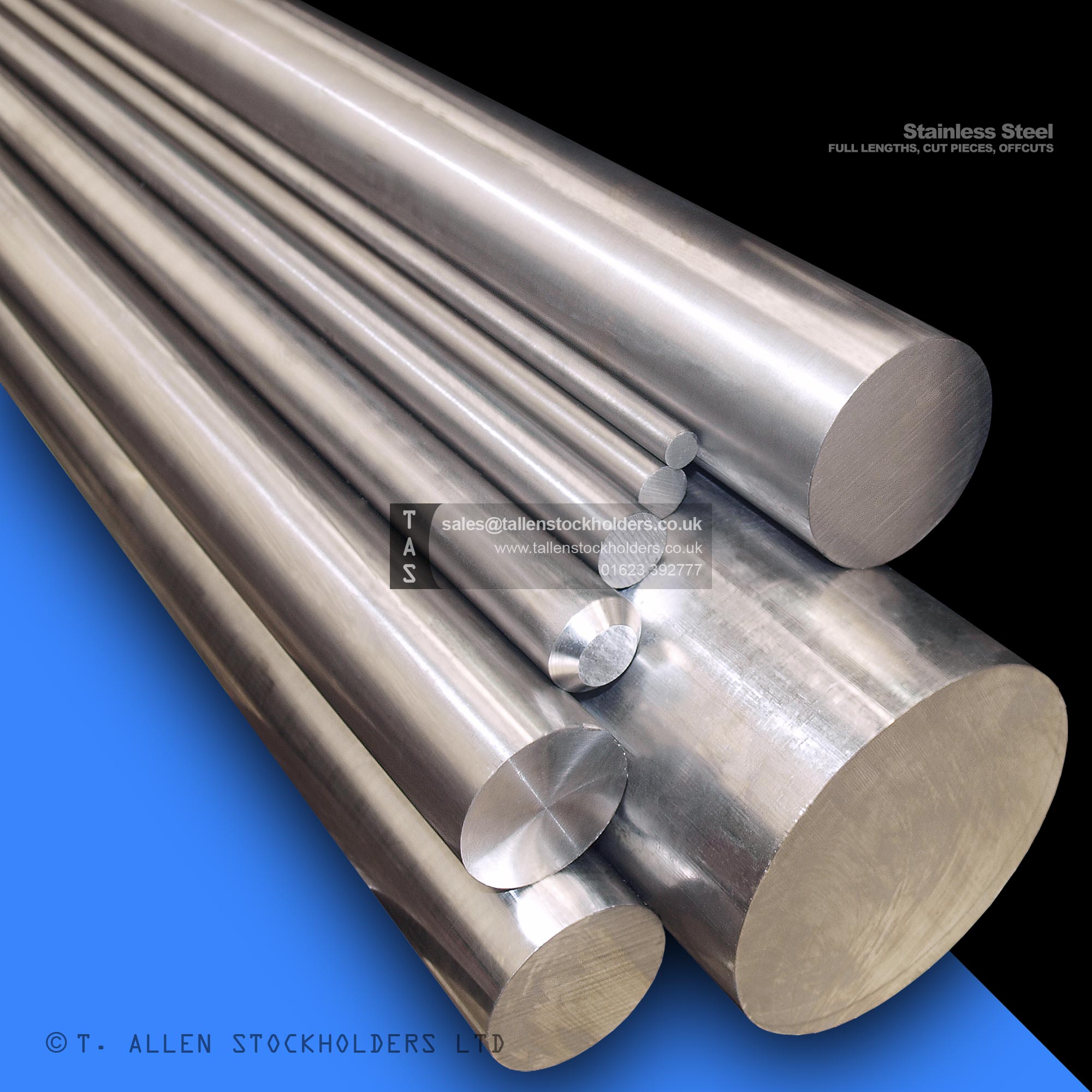 Stainless Steel Round Bar – Grades 304, 316, 303, 321, 310, 416, 431, Duplex, Super Duplex, and 17-4PH